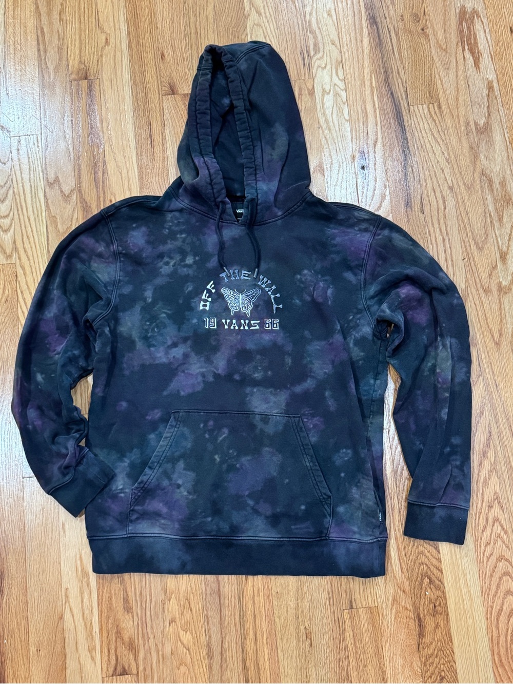 Vans Black & Purple Tie-Dye Hoodie - Off The Wall